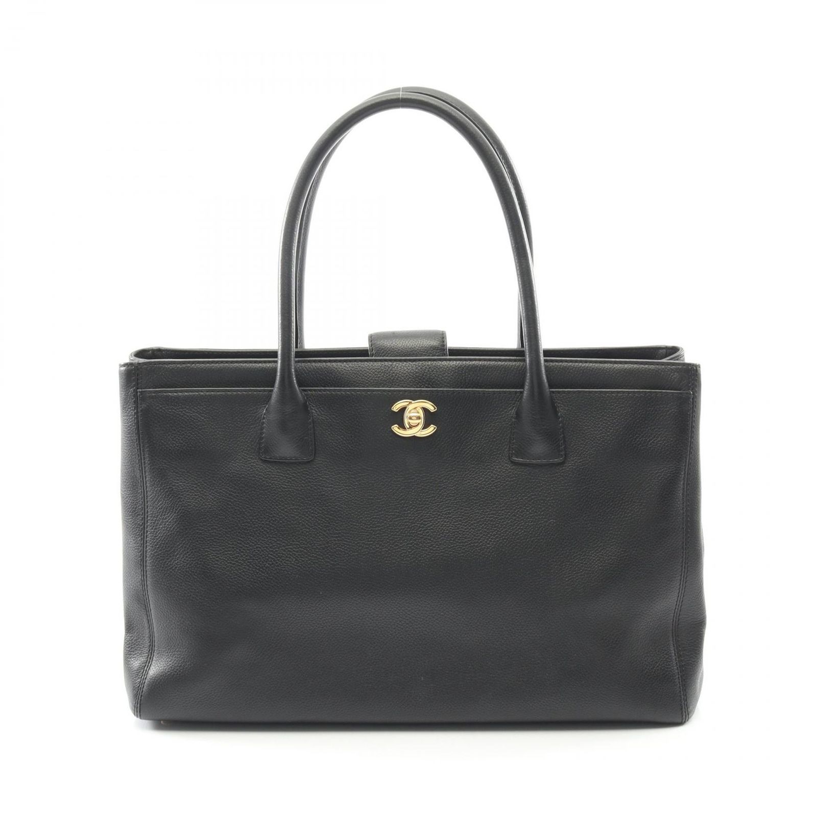 シャネル CHANEL トートバッグ エグゼクティブトート ブラック キャビアスキン グレインドカーフ レディース A