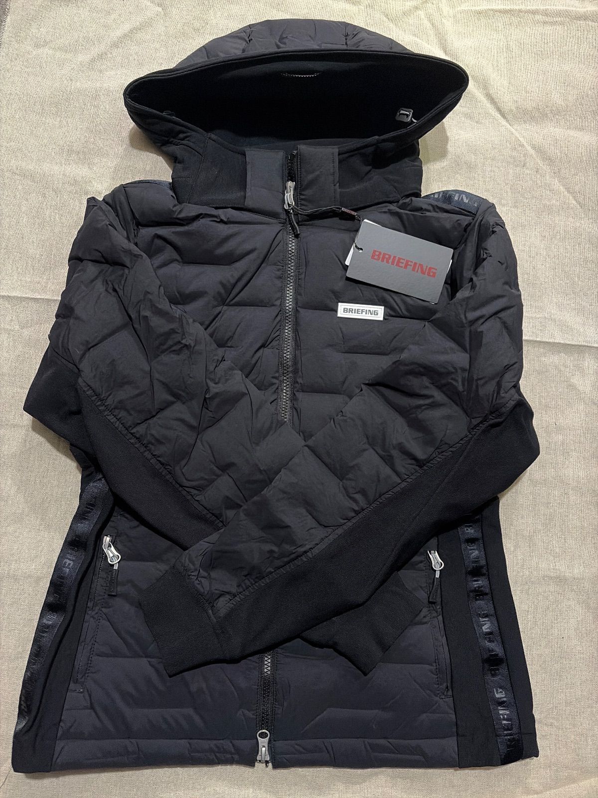 ブリーフィング レディース ハイブリッドダウンパーカー ブラック M