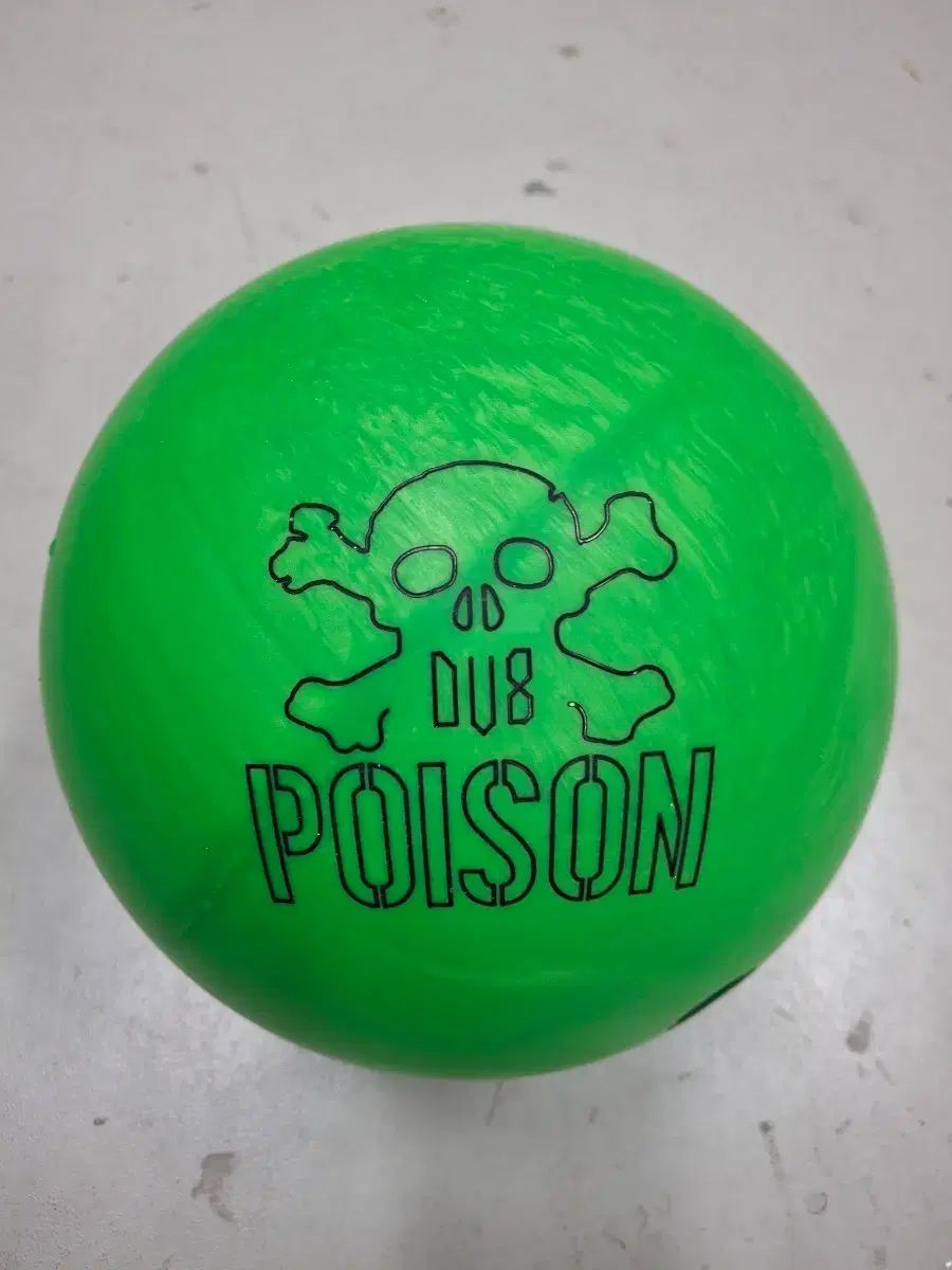 A級 中古ボーリングボール-DV8ポイズン ライム フックボール-14