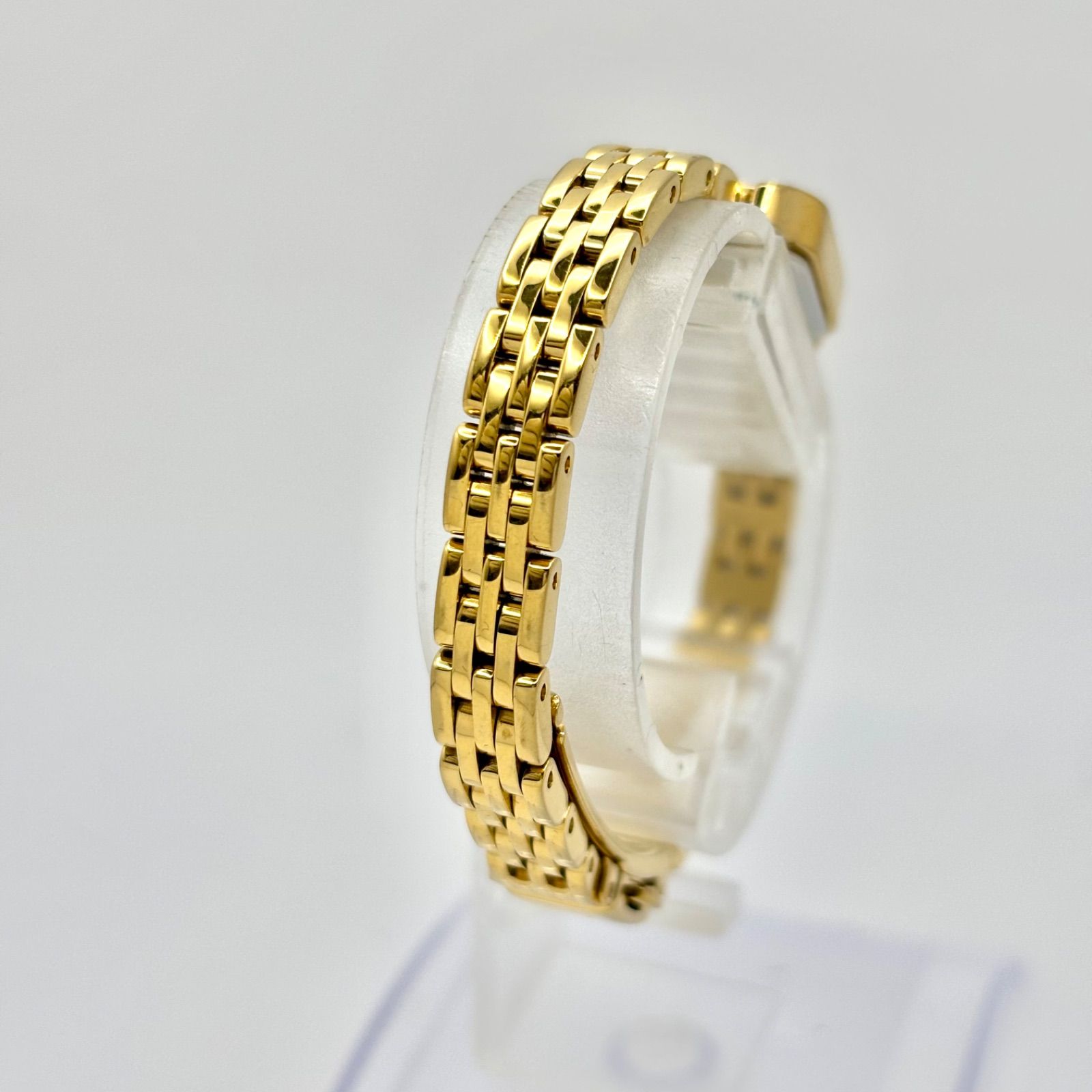 箱付/美品/新品電池】Lunage ルナージュ ダイヤ レディース 腕時計