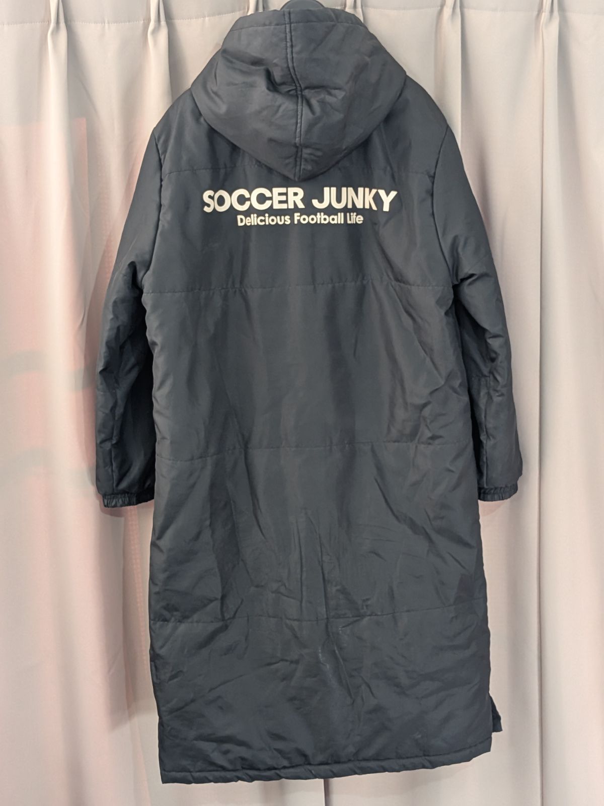 サッカージャンキー SOCCER JUNKY 中綿 ベンチコート ジュニア JRF 黒