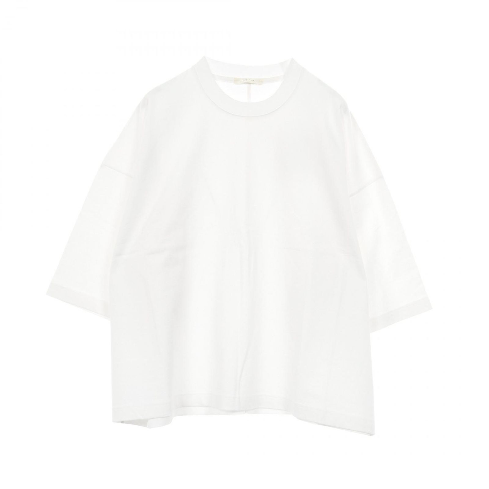 ザ ロウ THE ROW カットソー ISSI TOP ホワイト コットン Tシャツ レディース