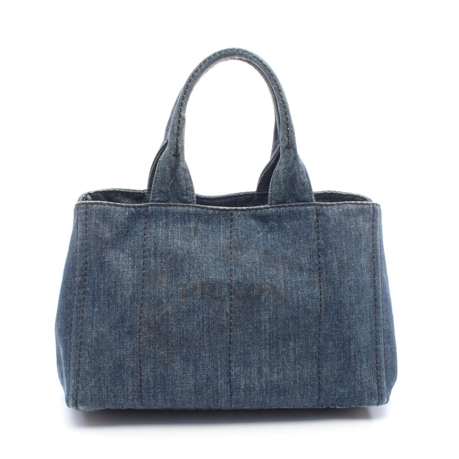 プラダ PRADA トートバッグ DENIM CANAPA カナパ デニムブルー デニム