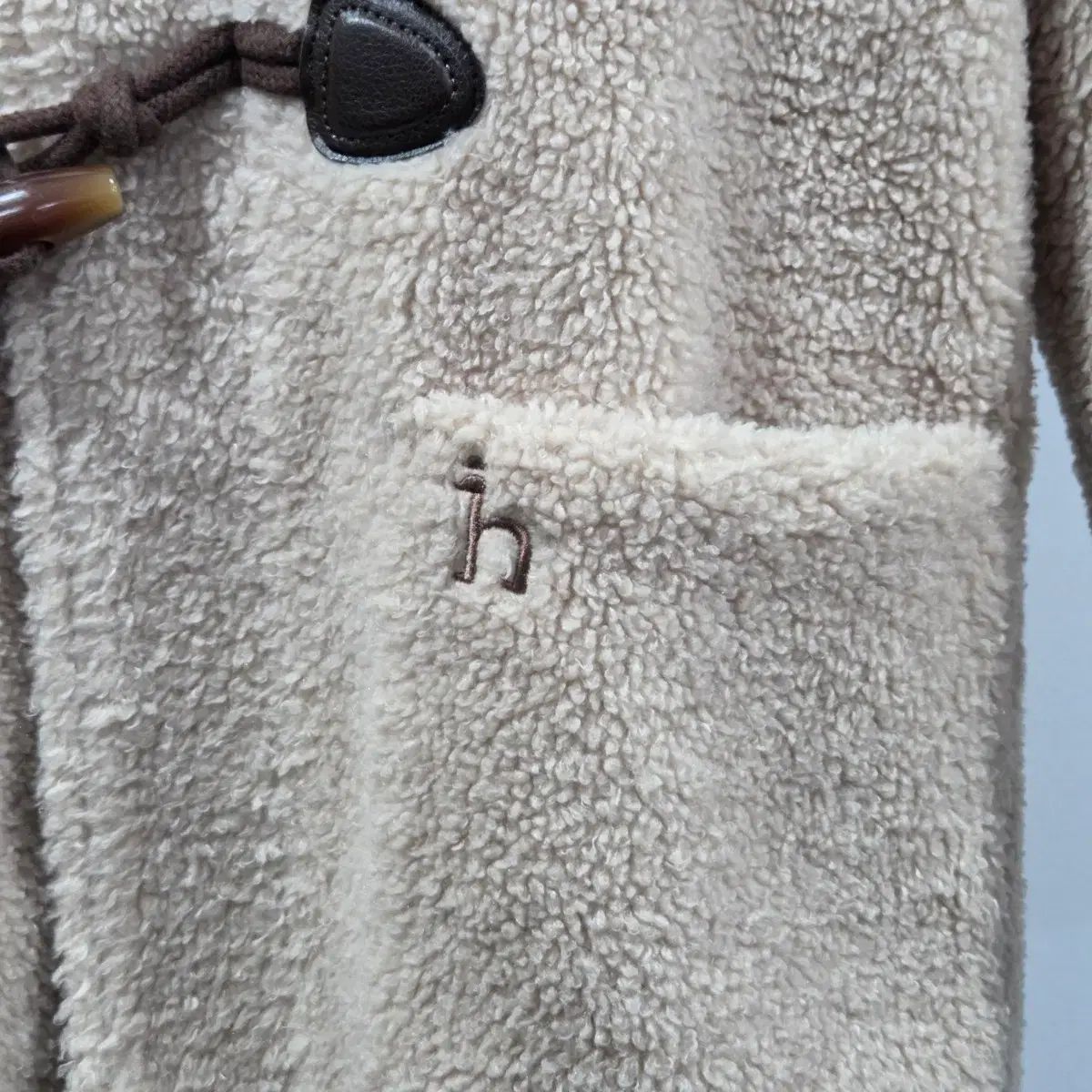 HAZZYS ヘジス キッズ シープスキン フリース ダッフルコート 130 9 Y