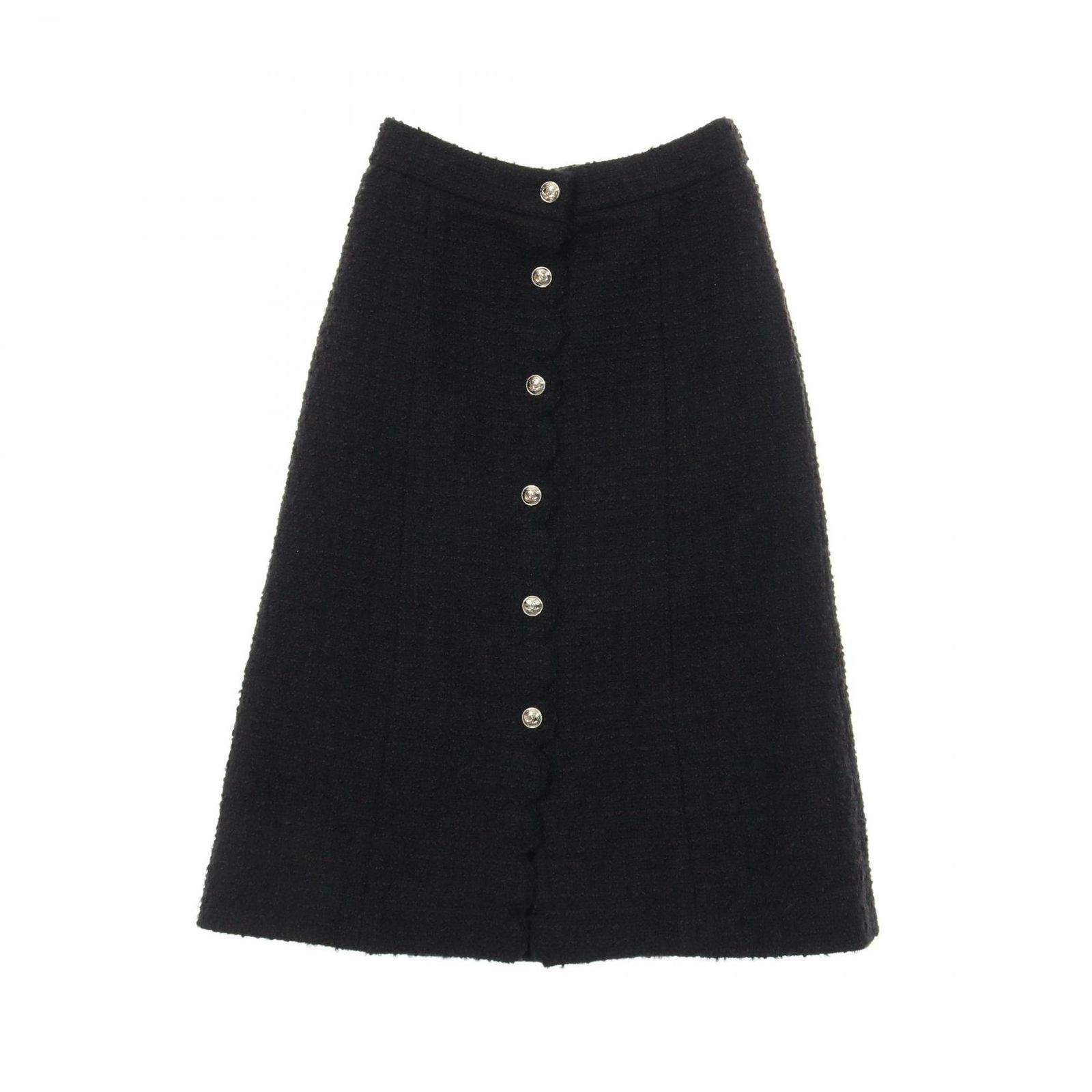 シャネル CHANEL スカート ココマークボタン ツイード P65321V61199