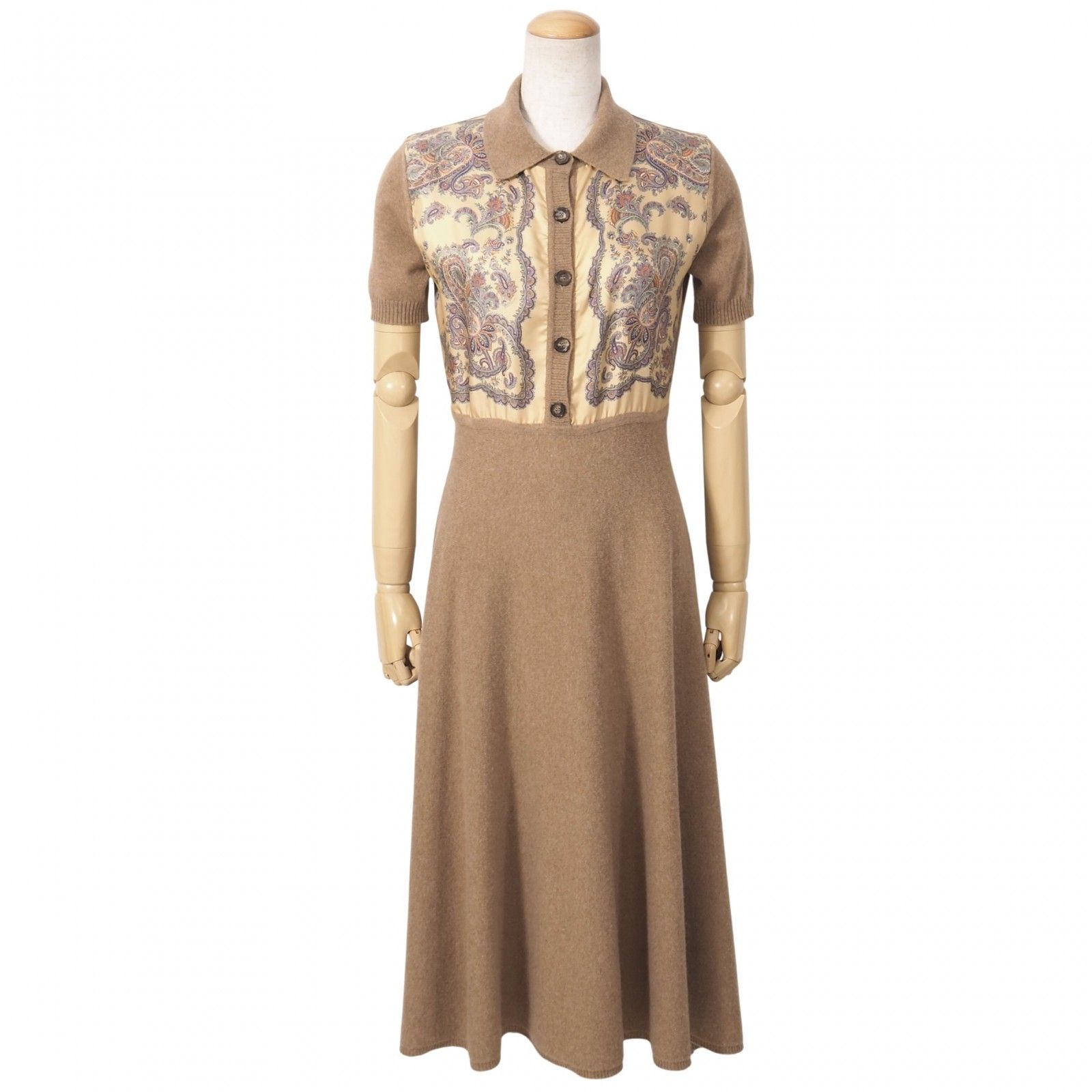 美品 ETRO エトロ ワンピース 中古・古着通販】ETRO (エトロ) ワンピース マルチカラー サイズ:42