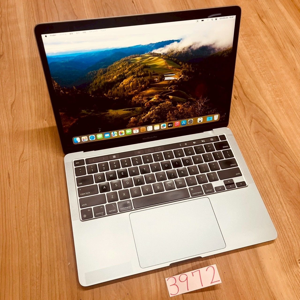 MacBook pro 13インチ 2020 Apple M 1 16 GB TB 動画編集 カメラ内蔵 ノートPC SSD搭載 macOS み 3972