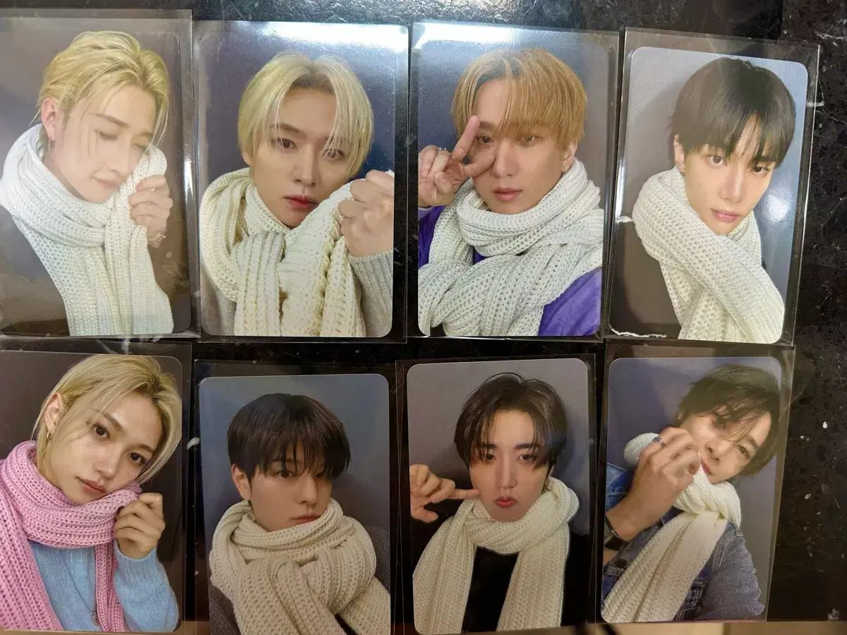 Stray Kids MD マフラー トレカ 1 Set