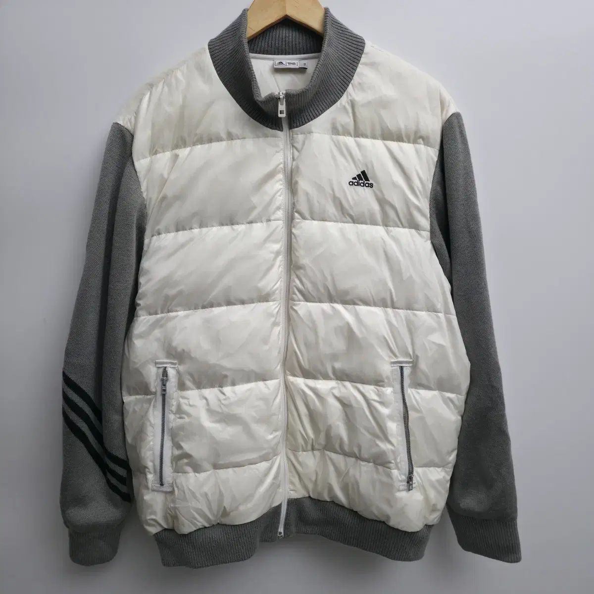 XXL アディダス ゴルフ 白 防風 ダウン