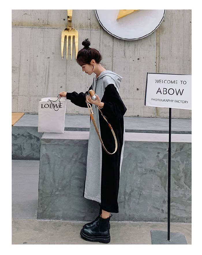 パーカー 即購入OK ワンピース 裏起毛 レディース 春 秋 冬 パーカー