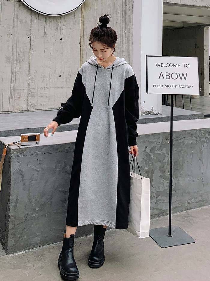 パーカー 即購入OK ワンピース 裏起毛 レディース 春 秋 冬 パーカー