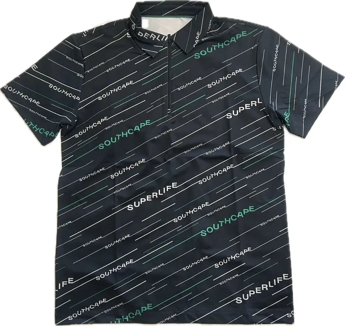 SOUTH CAPE ブラック パータン 半袖 Kara Tシャツ