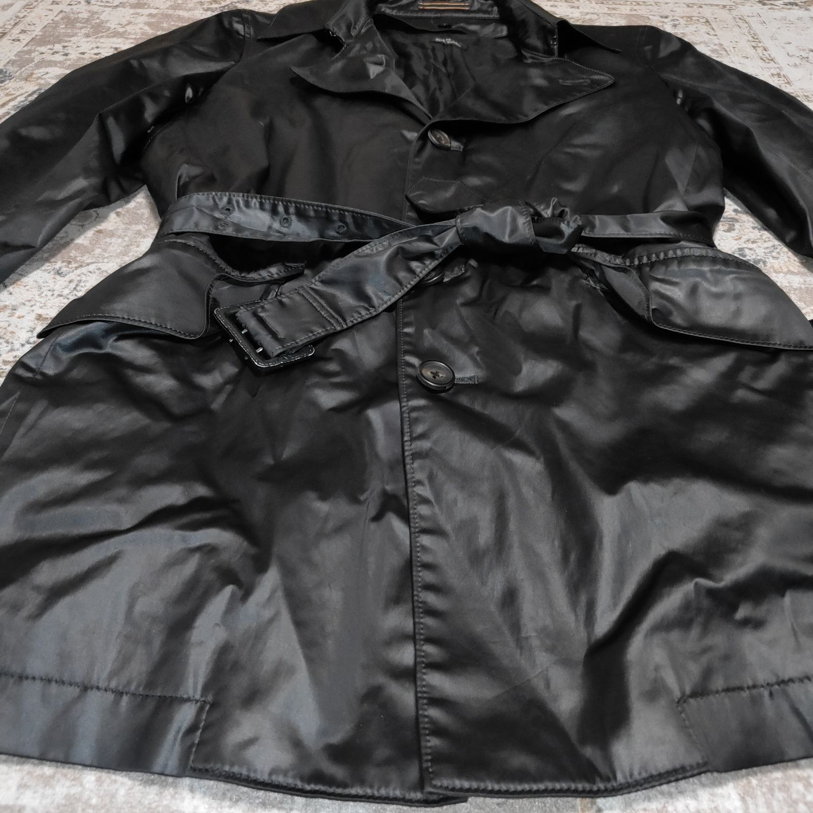 PS PAUL SMITH ピーエスポールスミス 【サイズ】 L2 BLACK トレンチ