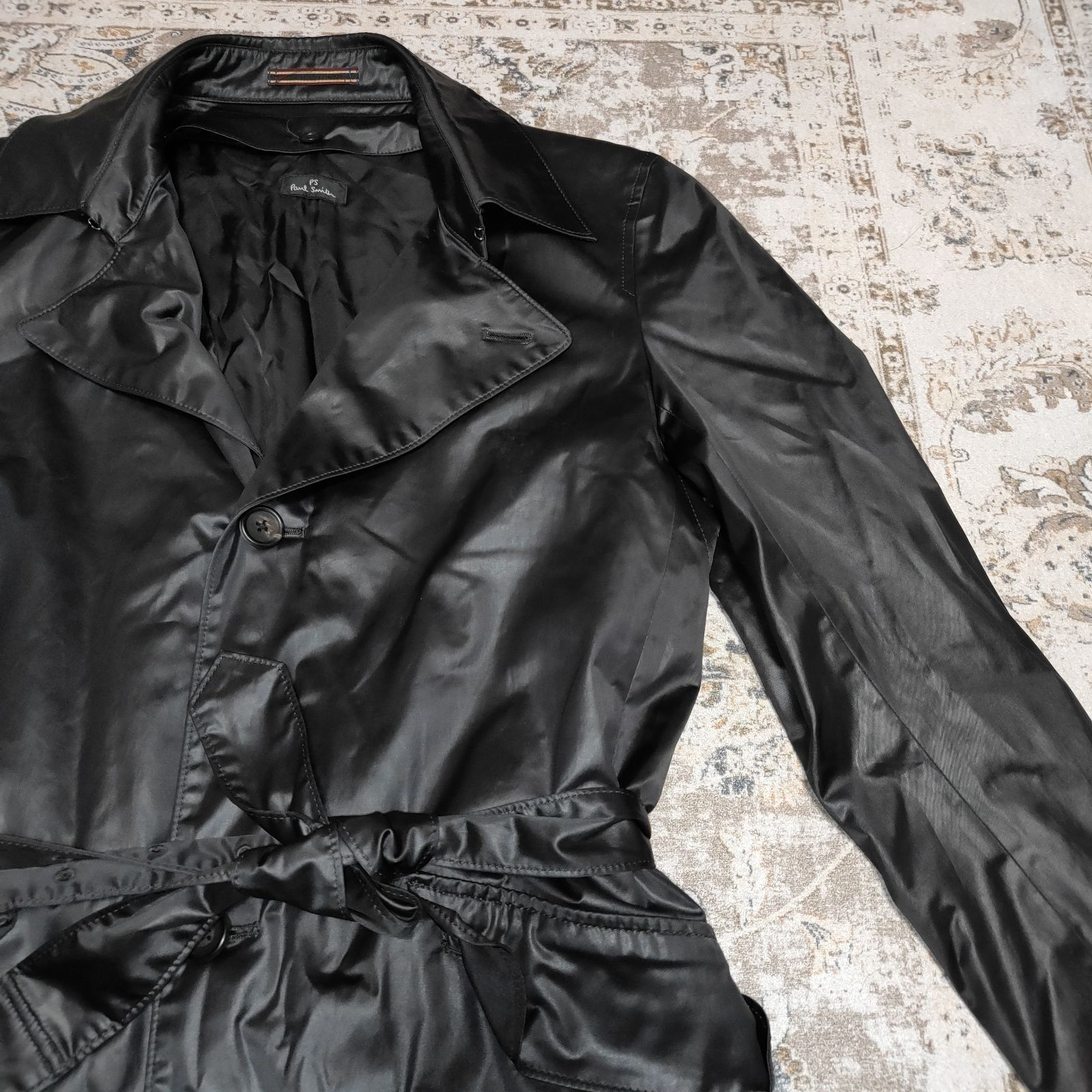 PS PAUL SMITH ピーエスポールスミス 【サイズ】 L2 BLACK トレンチ