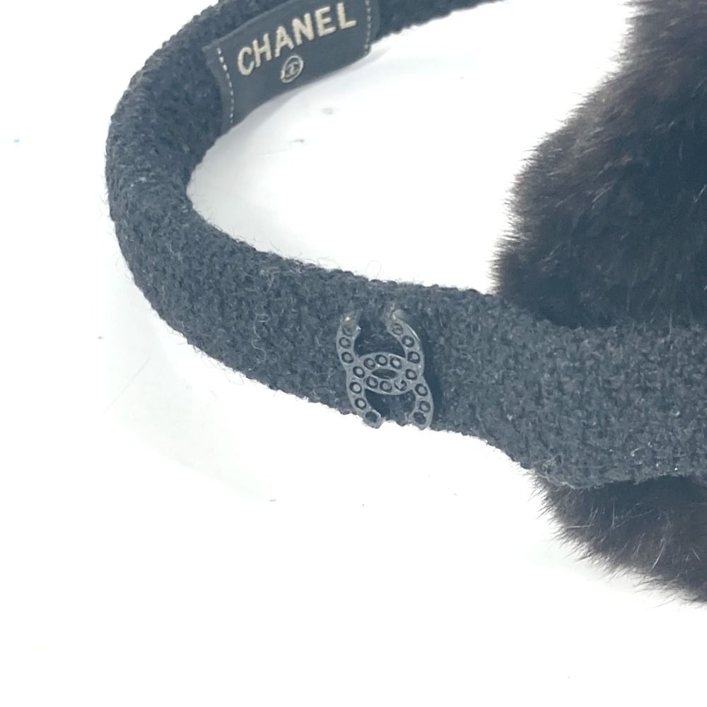 CHANEL シャネル イヤーマフ カメリア ストーン CC ココマーク ロゴ
