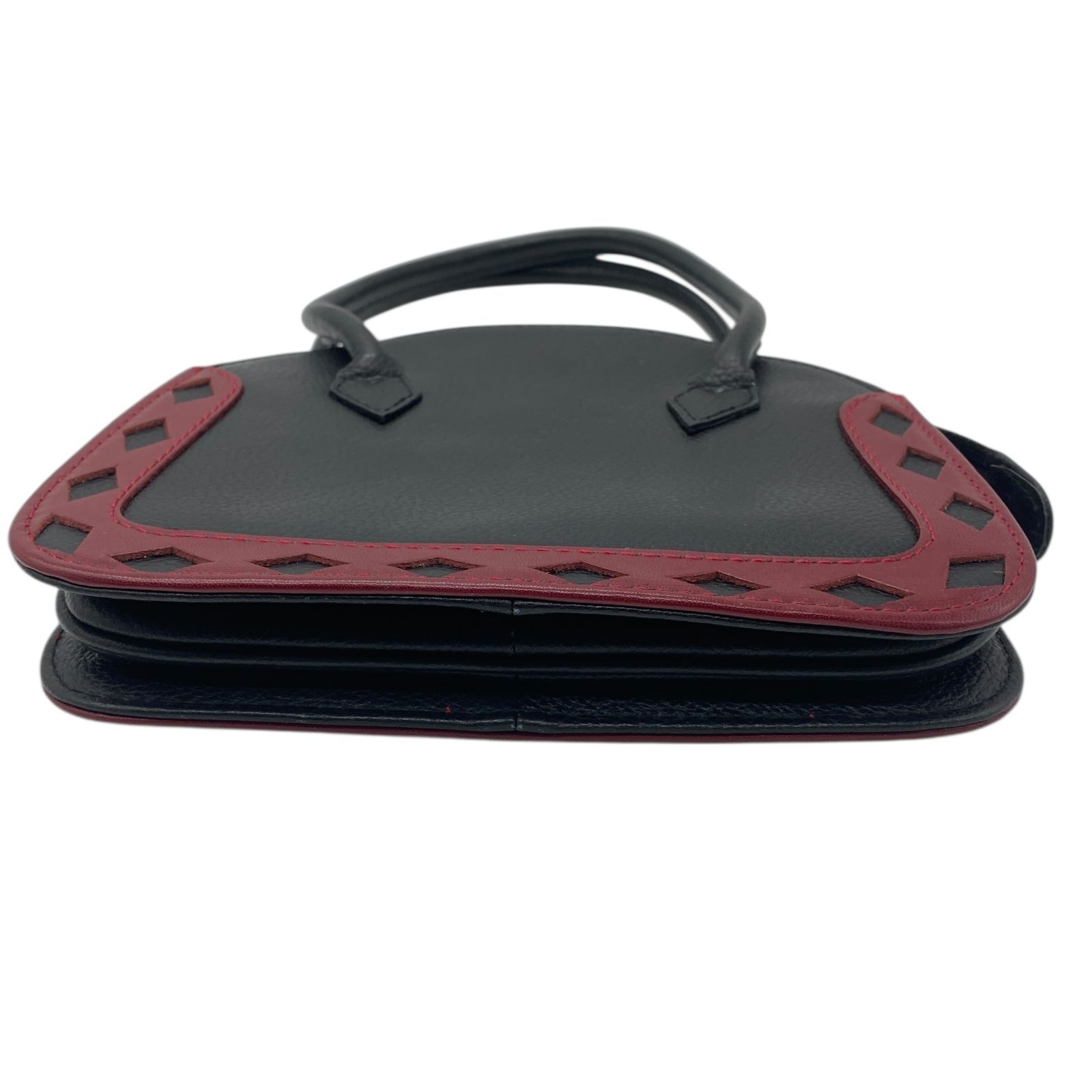 イヴ・サンローラン　ビンテージ　ダイヤモチーフハンドバッグ 希少 YVES SAINT LAURENT イヴサンローラン ハンドバッグ ミニバッグ