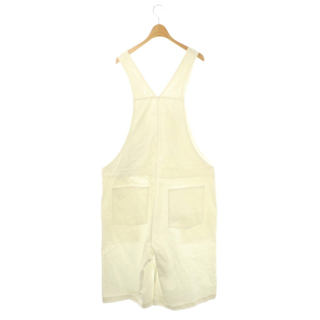コムデギャルソンシャツ COMME des GARCONS SHIRT コットンオーバーオール パンツ L ホワイト FK-P 013 HK OS