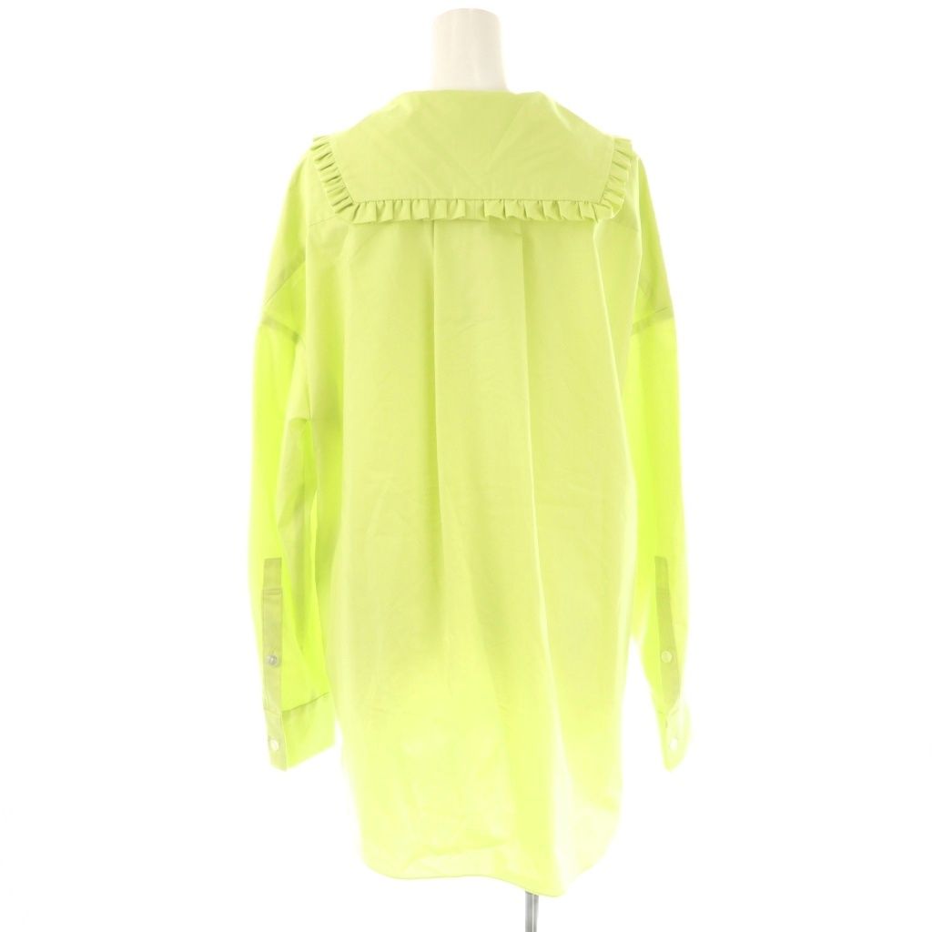 エンフォルド ENFOLD 25AW FRILL-COLLAR SHIRT シャツ フリル 長袖 38