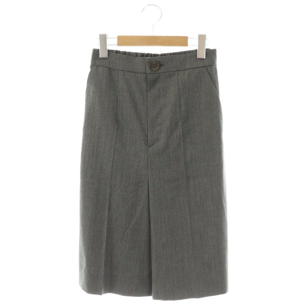 エンフォルド ENFOLD 25 SS archetype BEAMUDA パンツ ワイド クロップド 38 グレー HK OS