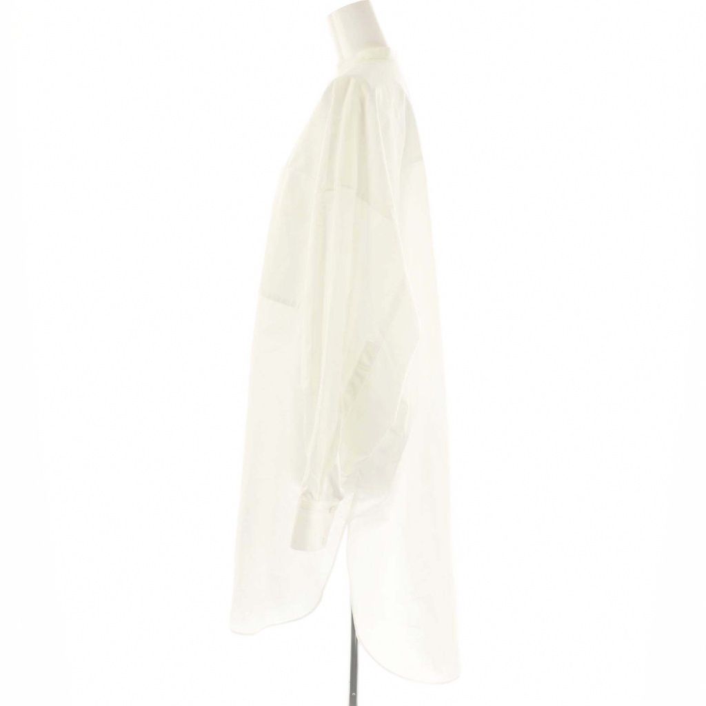 エンフォルド ENFOLD 25SS BIG SHIRT シャツ 長袖 38 ホワイト /HK