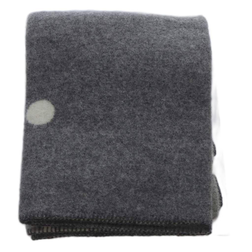 ミナペルホネン mina perhonen KLIPPAN ハウスインザフォレスト ブランケット ひざ掛け キャンプ グランピング ウール グレー YO 18