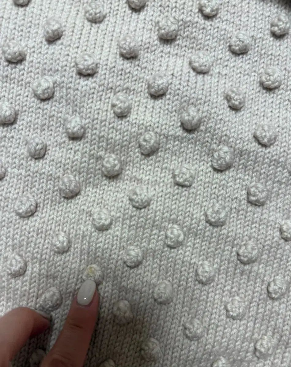  ミシャアンドパフ ポップコーンスリーブ ニット セーター トップス