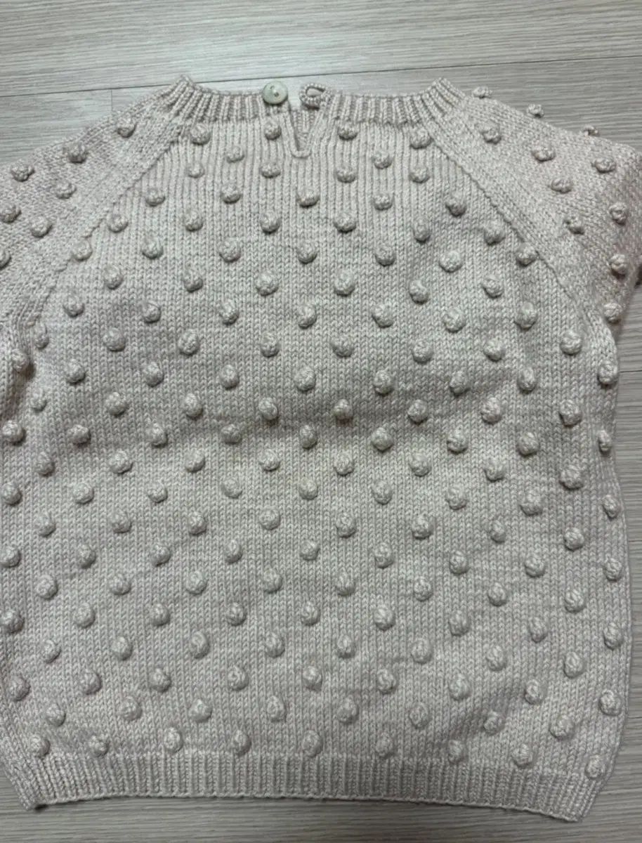 ミシャアンドパフ ポップコーンスリーブ ニット