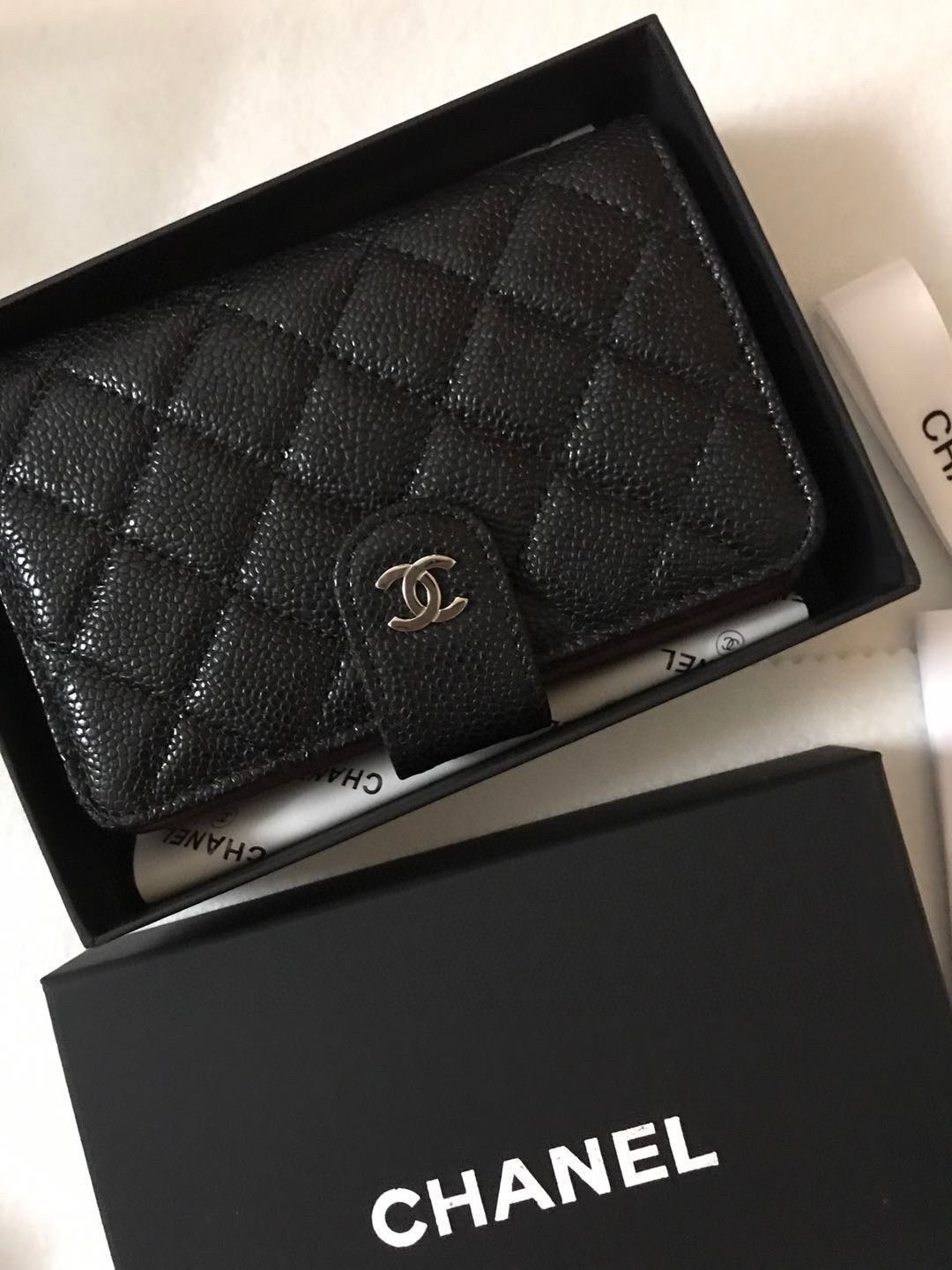 未使用品】最終値下げ CHANEL シャネル折り財布 小銭入れ - メルカリ