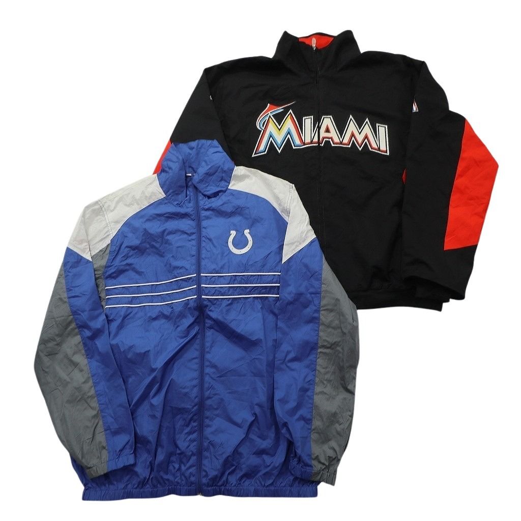 古着卸 まとめ売り プロチーム ジャケット MIX 8枚セット (メンズ XL