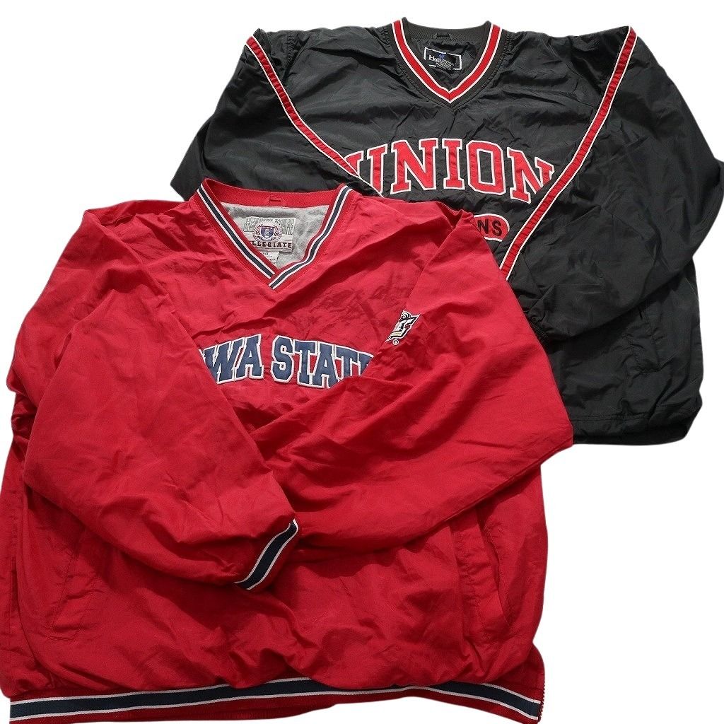 古着卸 まとめ売り カレッジ風 プルオーバー ジャケット 5枚セット