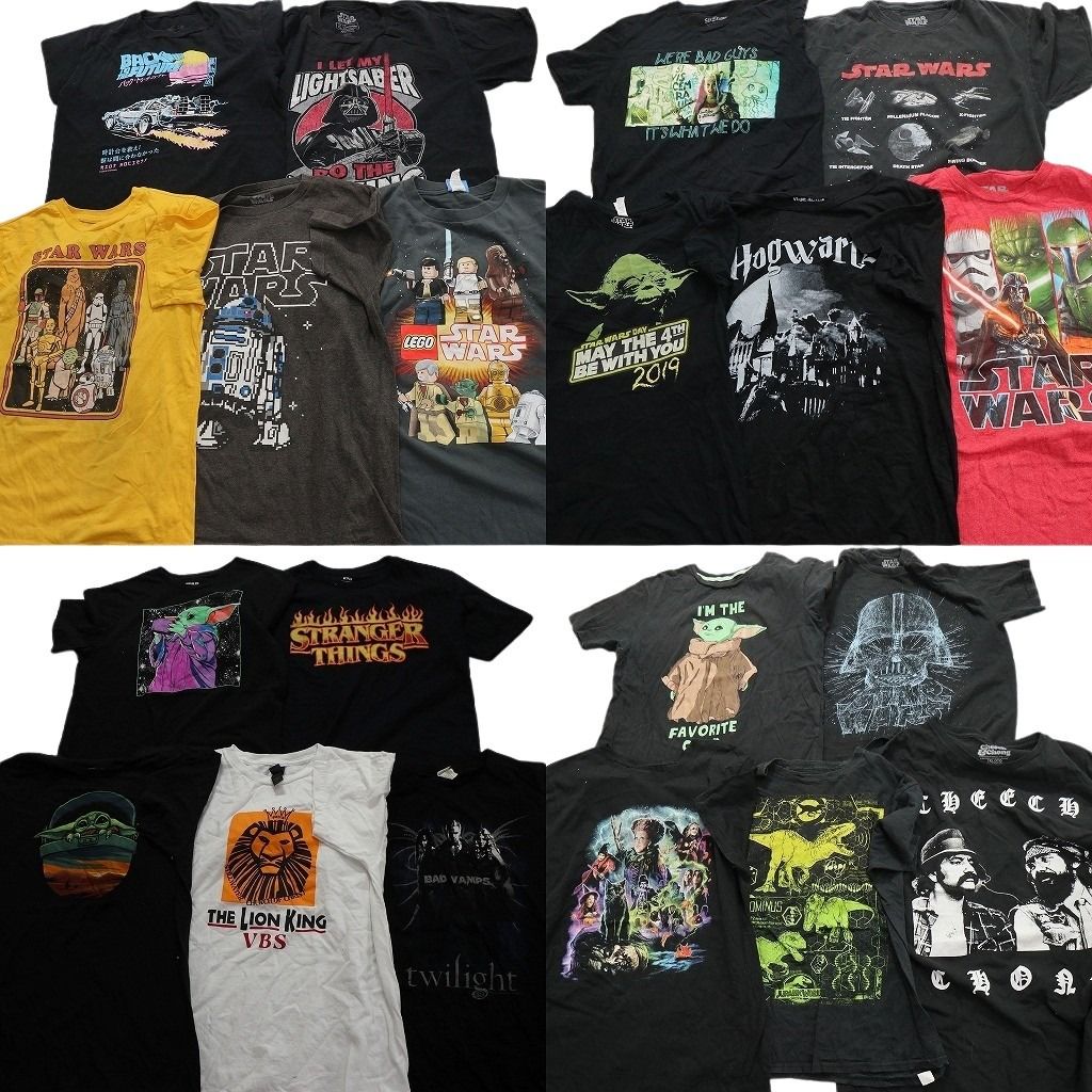 古着卸 映画 ドラマ 半袖Tシャツ セット レディース ユース キッズ ストレンジャーシングス 古着 NB 3568