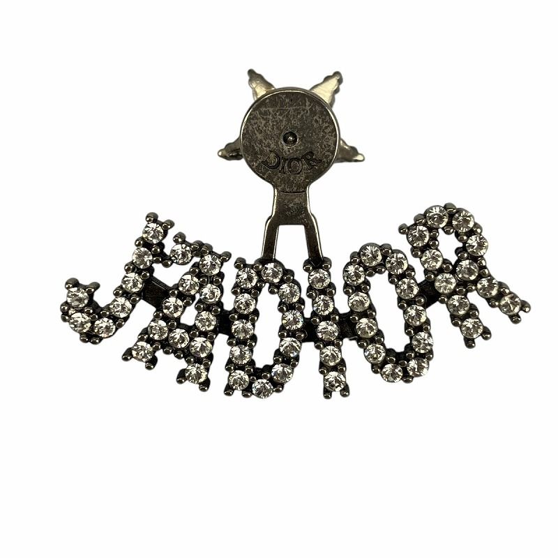 ディオール Dior JADIOR ピアス アシンメトリー ラインストーン スター