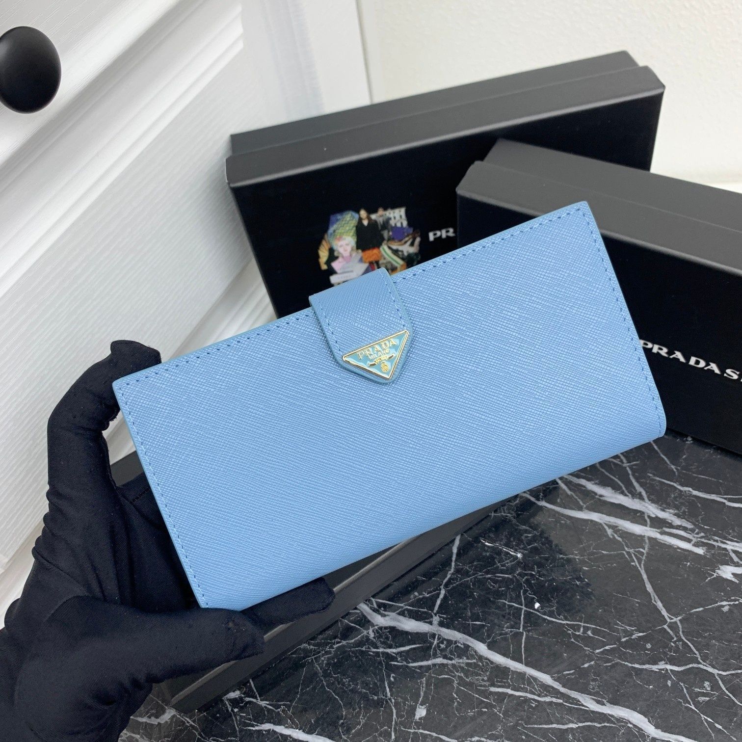 送料無料 本日特価 PRADA プラダ 長財布 さいふ ウォレット 長財布