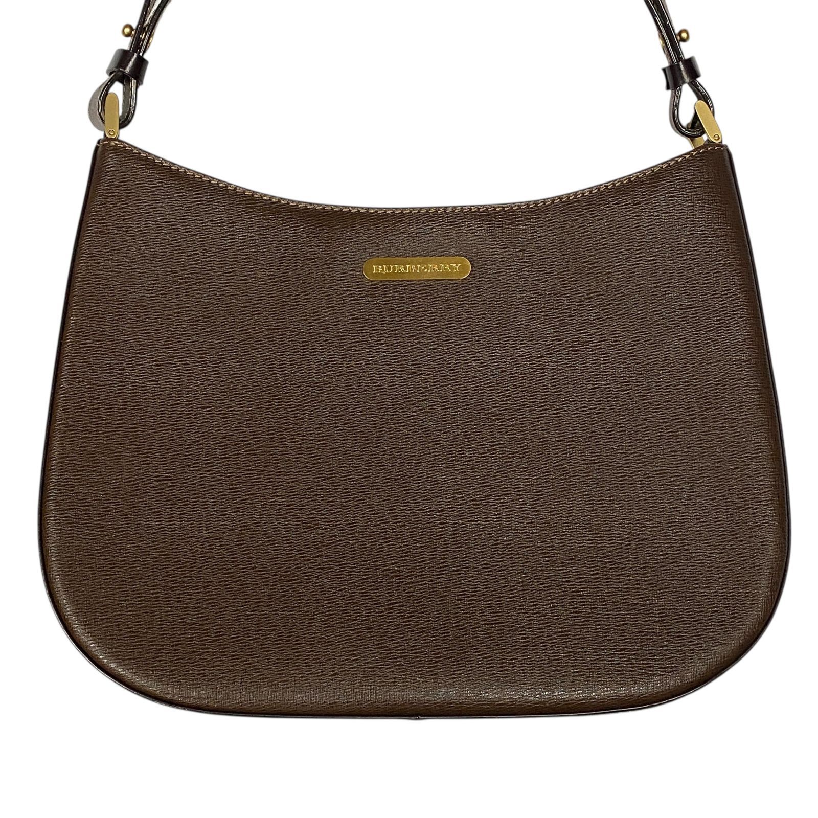 専用BURBERRY ノバチェック バンドバッグ サフィアーノレザー 美品 BURBERRY バーバリー ワンショルダーバッグ 肩掛け ロゴ