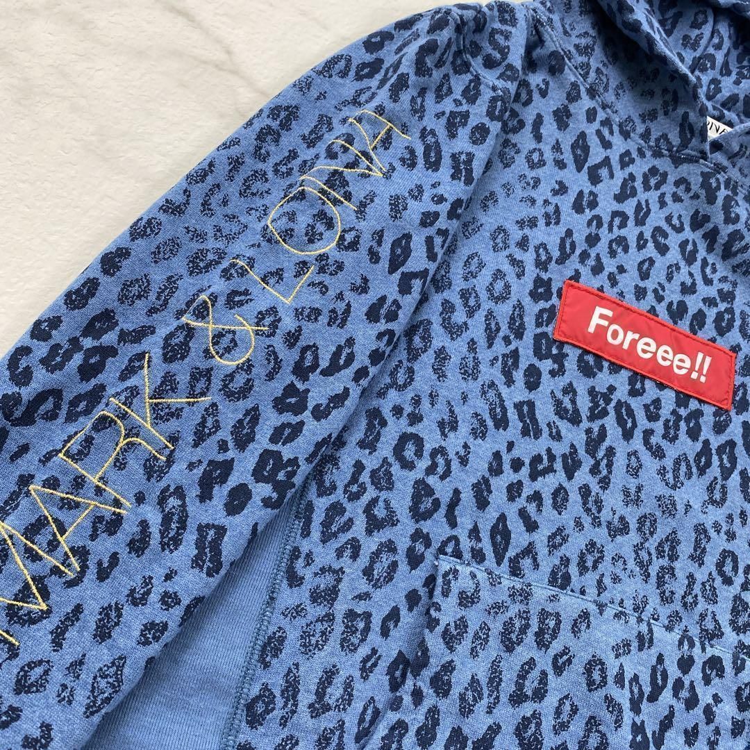 MARK&LONA パーカーワンピース レオパード 豹柄 人気ゴルフブランド