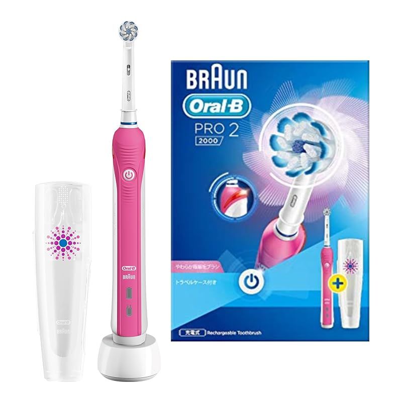 ブラウン 電動歯ブラシ オーラルB PRO 2000 プロヴァンスピンク