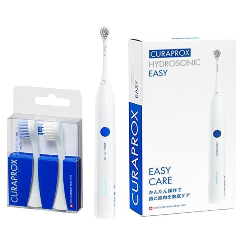 クラプロックス CURAPROX 音波式電動ハブラシ ハイドロソニックイージー HYDROSONIC EASY 本体 替えブラシセット