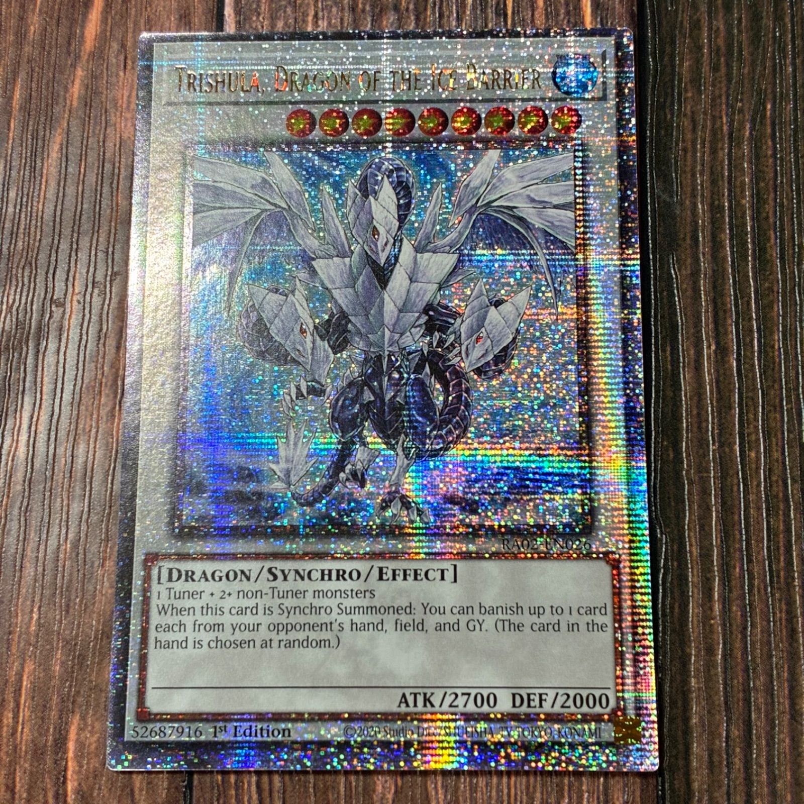 遊戯王 英語版 氷結界の龍トリシューラ 25thシク - メルカリ
