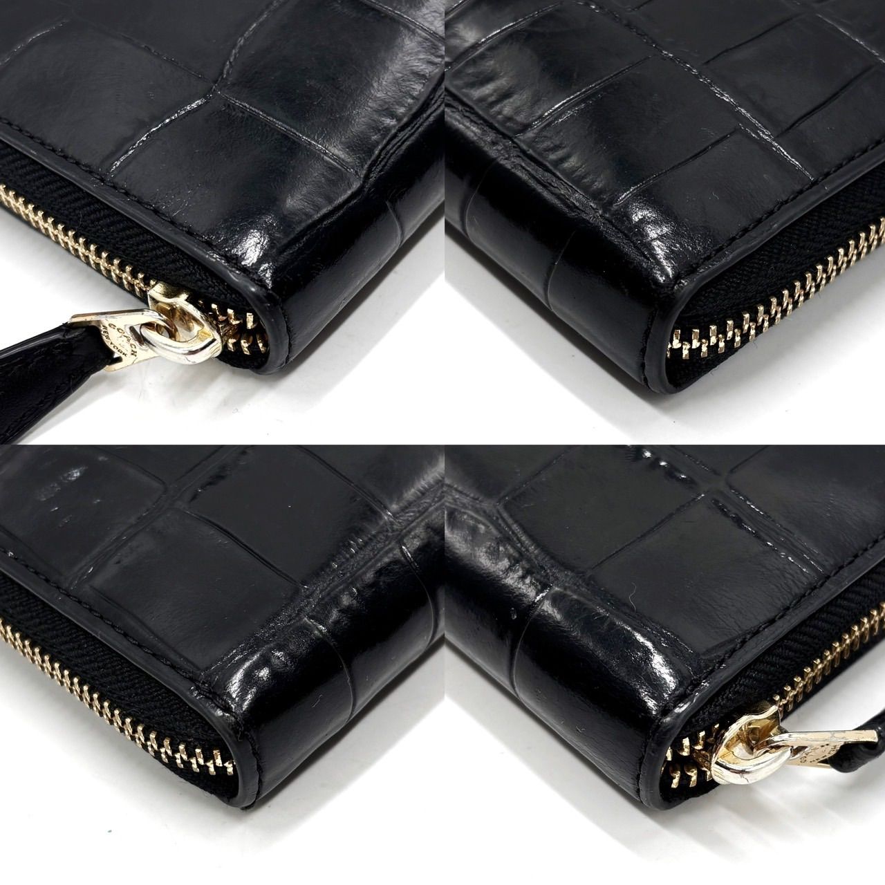 ✨良品✨ COACH 長財布 ロングウォレット ラウンドファスナー レザー 