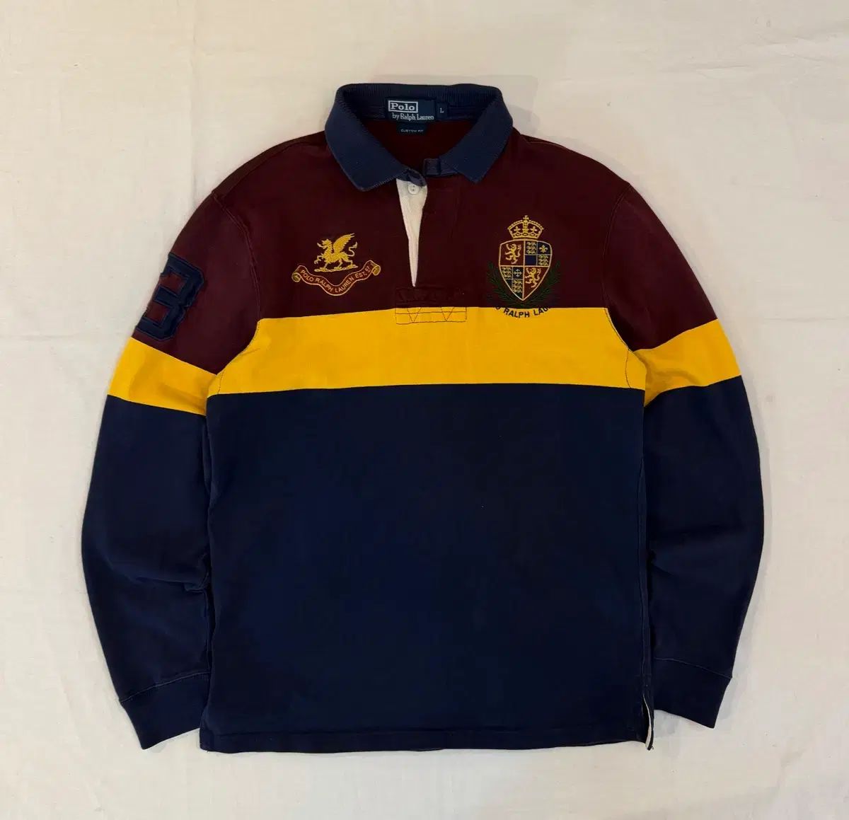 ポロ ラルフローレン チーフキープ ロングスリーブ ラグビーシャツ