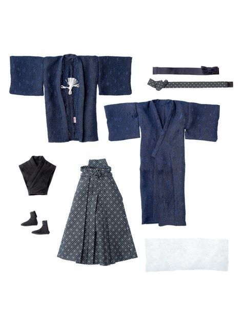 ペットワークス エイト 羽織袴セット 蒼