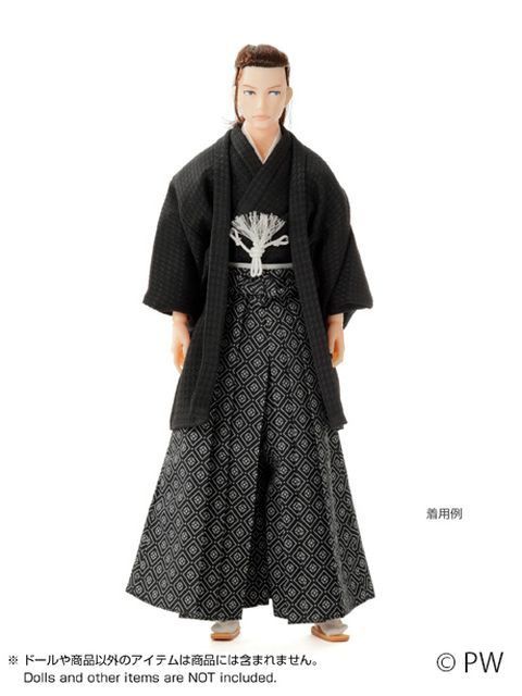 ペットワークス ナイン 羽織袴セット 黒