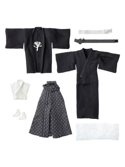 ペットワークス ナイン 羽織袴セット 黒