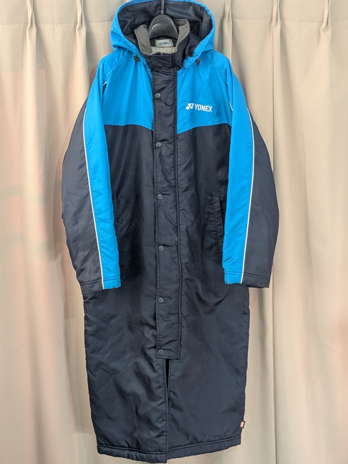 YONEX ベンチコート　ネイビー　XL ヒートカプセルダブル YONEX ヨネックス ヒートカプセル 中綿 ベンチコート ロング L - メルカリ