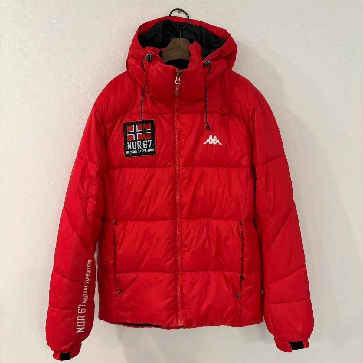 Kappa メンズ　ダウンジャケット レッド カッパ NOR67 ダウン レッド S - メルカリ