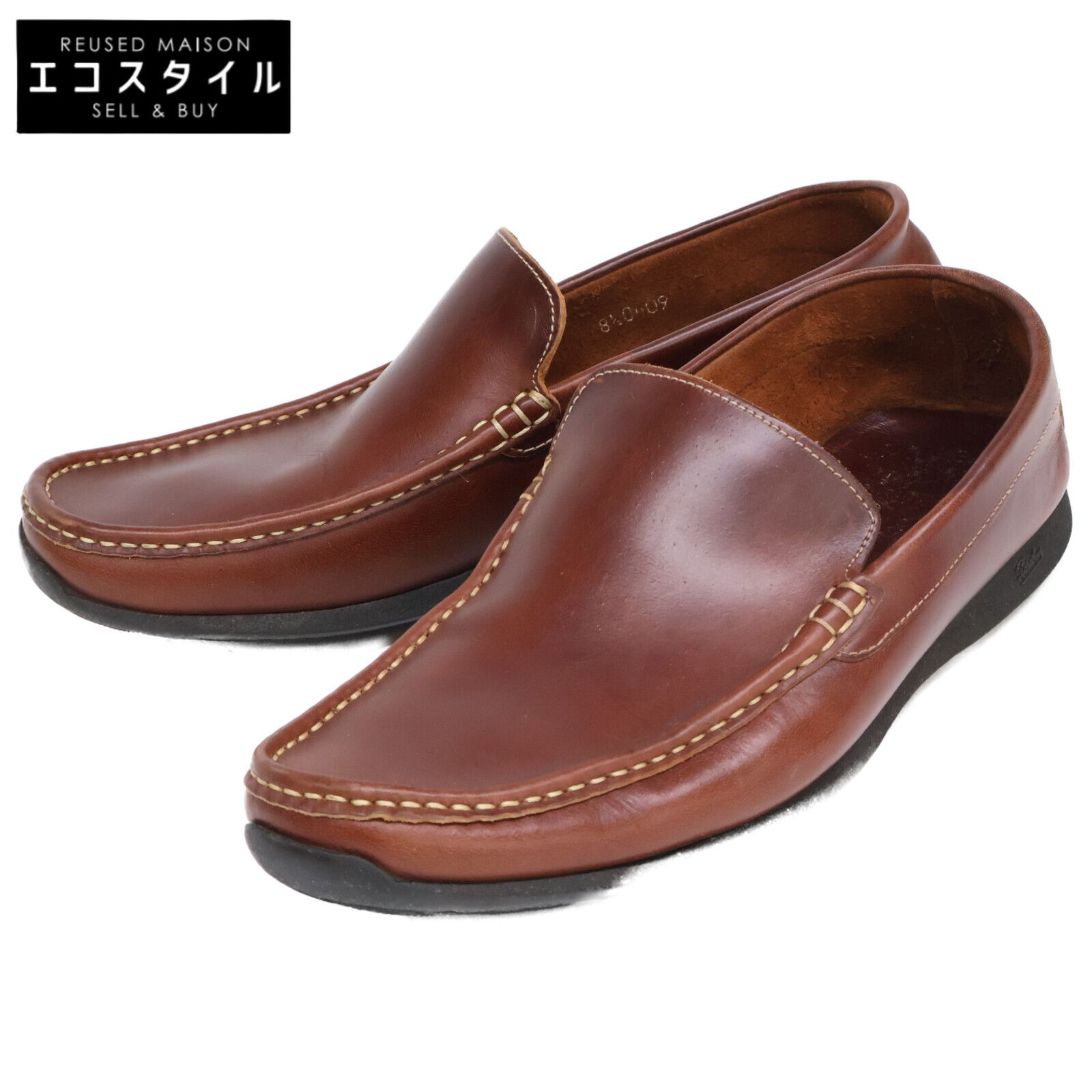 Paraboot パラブーツ 0409 レザー モカシン 8 1/2 - メルカリ