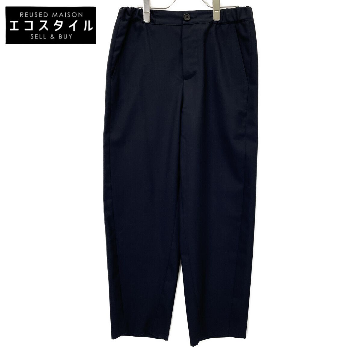 MARNI / ストレートパンツ/36/ウール/NVY/PAMA0482UD MARNI マルニ PAMA0482UD 24AW ｳｰﾙﾄﾛﾋﾟｶﾙｼｬｰﾘﾝｸﾞﾃｰﾊﾟｰﾄﾞﾊﾟﾝﾂ 40 - メルカリ