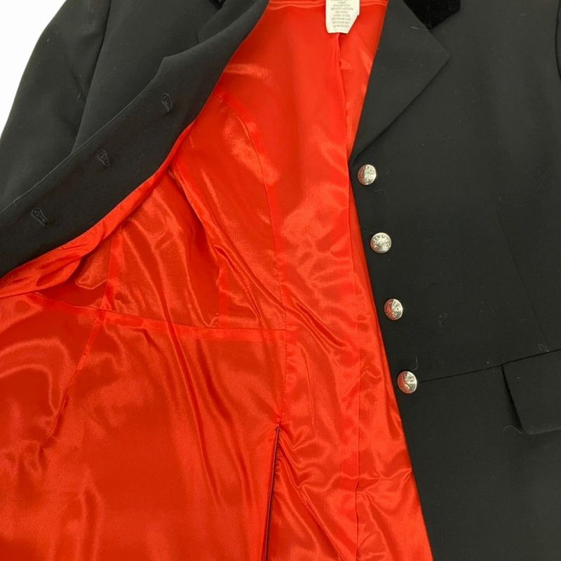 エルメス HERMES テーラードジャケット セリエボタン 衿ベロア ウール
