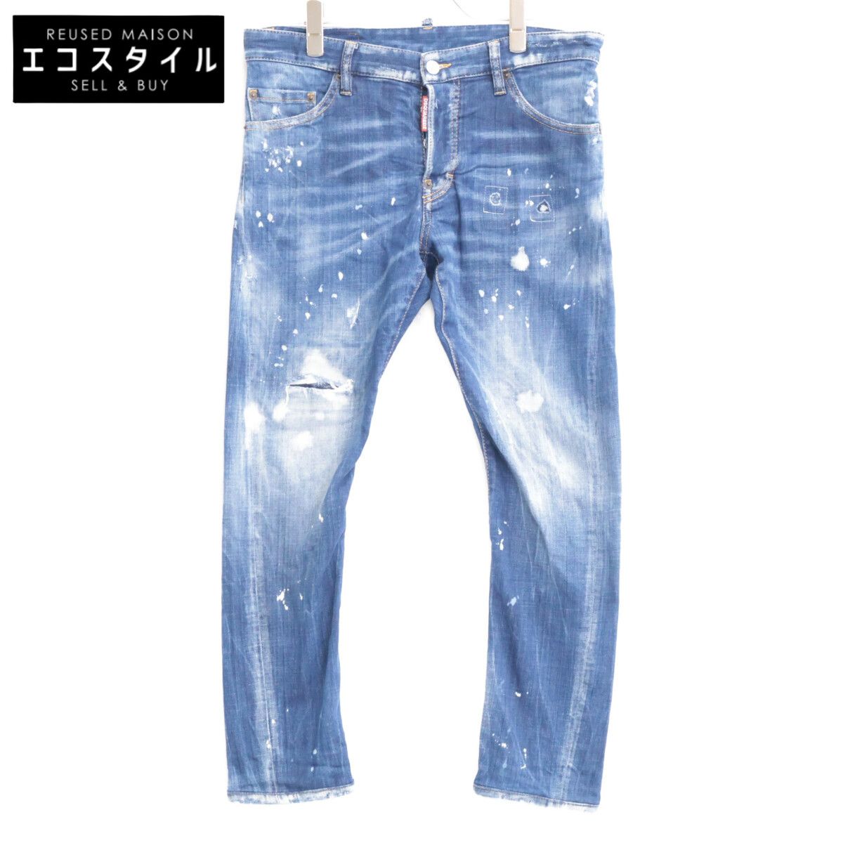 DSQUARED2 ディースクエアード sexy twist ホワイトペンキデザイン