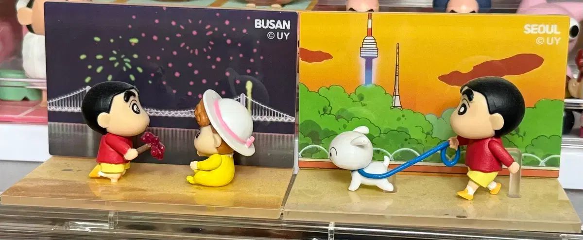 クレヨンしんちゃん ポップアップ ジオラマ プサン 釜山 SEOUL ソウル フィギュア